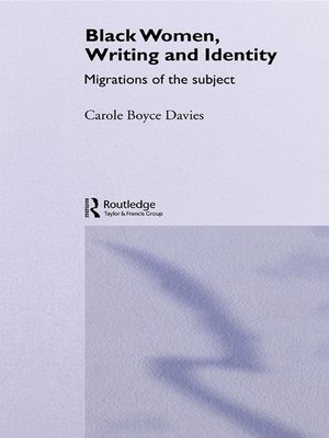 cover image of Black Women, Writing and Identity